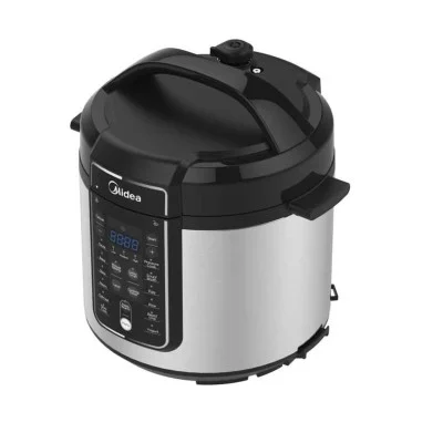 Midea P.cooker/6L Gross/4L Net/8 Menus - Black